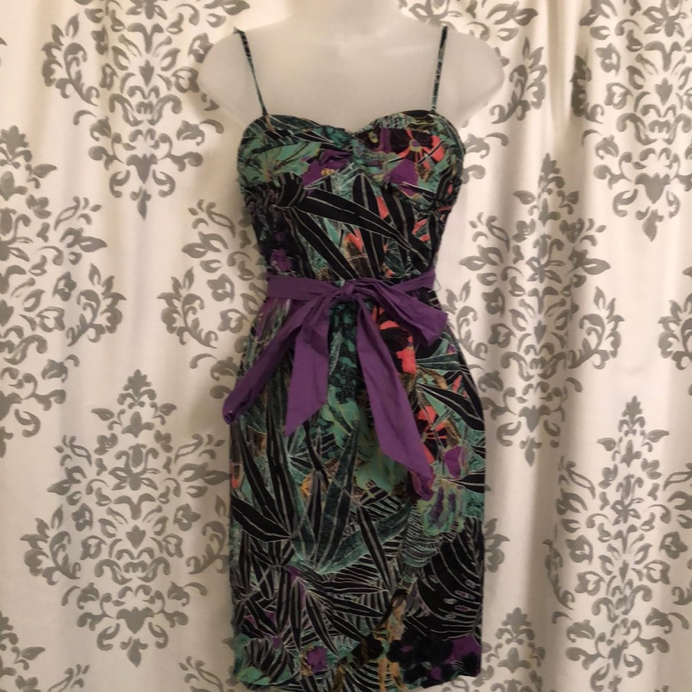 Edme & Esyllte tropical mini dress
